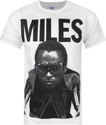 T-shirt Miles Davis NS4085 Blanc - Miles Davis - Modalova
