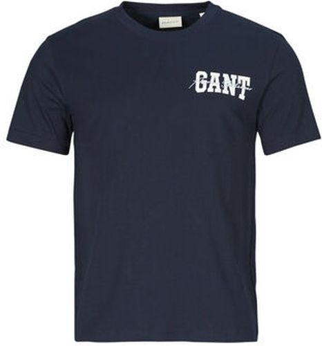 T-shirt ARCH SCRIPT SS T-SHIRT Marine - Gant - Modalova
