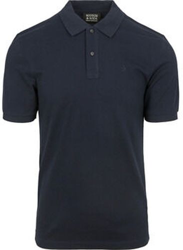 T-shirt Core Piqué Polo Marine Bleu - Scotch & Soda - Modalova