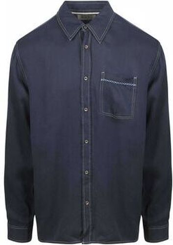 Chemise Chemise Solid Tencel Navy Bleu - Scotch & Soda - Modalova