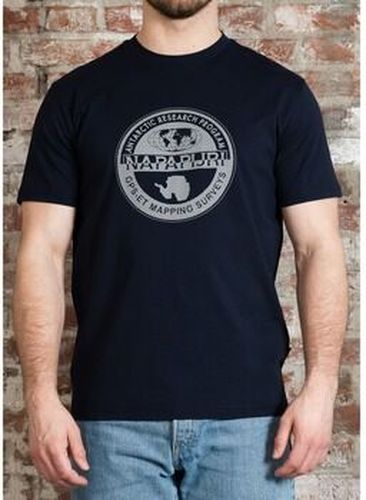 T-shirt Tampon S 2 - bleu marine Bleu - Napapijri - Modalova