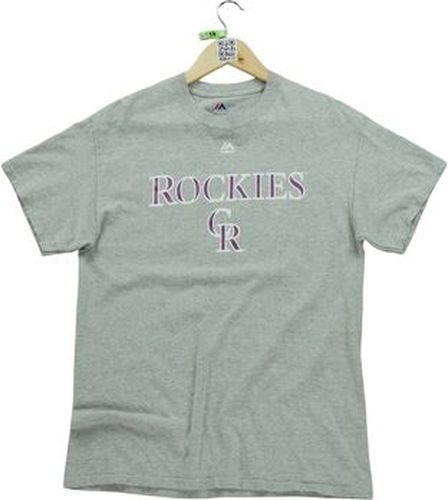 T-shirt Majestic 216726 Gris - Majestic - Modalova