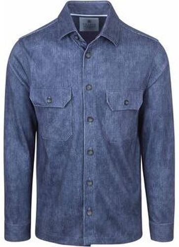 Sweat-shirt Surchemise Cord Optics Bleu Bleu - DeSoto - Modalova