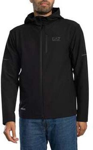 Blouson Emporio Armani EA7 Veste zippée Ventus 7 Cappuccio Noir - Giorgio Armani - Modalova