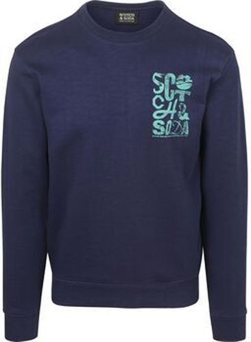 Sweat-shirt Pull Logo marine Bleu - Scotch & Soda - Modalova