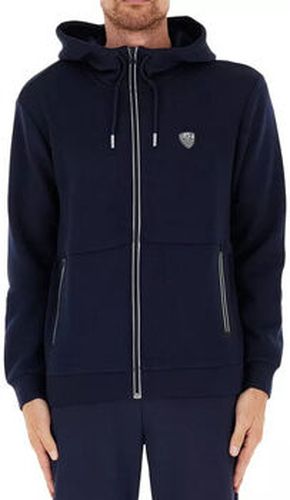 Veste Ea7 Emporio Armani hirt à capuche zippé Bleu - Giorgio Armani - Modalova