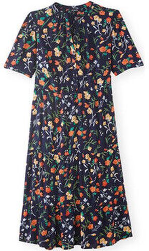 Robe by - Robe longue à volants Bleu - Daxon - Modalova
