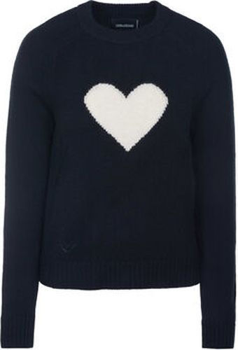 Pull LILI WS HEART Pull-over noir Noir - Zadig & Voltaire - Modalova