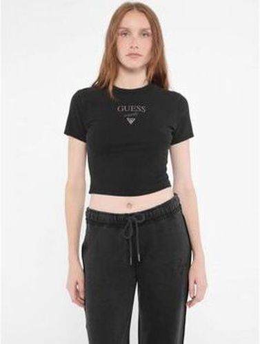 T-shirt W4BI05 J1314 GO VINTAGE BAKER-JTMU JET BLACK Noir - Guess - Modalova