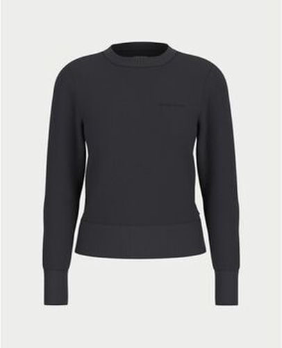 Pull Pull manches longues col rond intarsiato Jeans Noir - Guess - Modalova