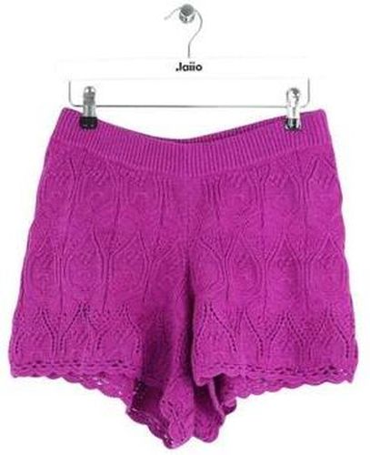 Short Mini short en coton violet Violet - Sézane - Modalova