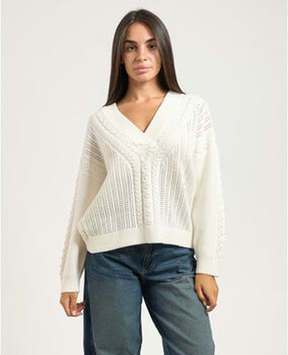 Pull Pull Etsuko en maille ajourée Blanc - Guess - Modalova