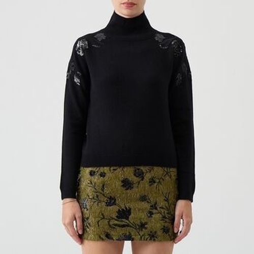 Pull Col roulé avec broderie multicolor - Ermanno Scervino - Modalova