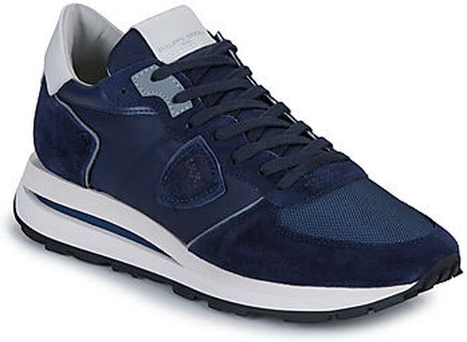 Baskets basses TROPEZ HAUTE LOW MAN Bleu - Philippe Model - Modalova