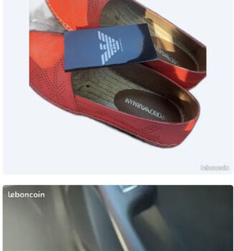 Espadrilles Armani Exchange Espadrille Rouge - Giorgio Armani - Modalova