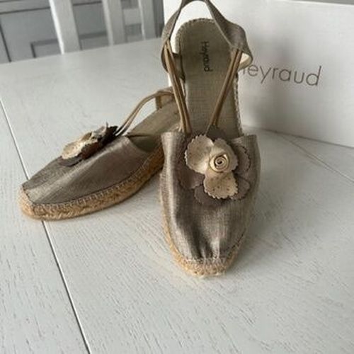 Espadrilles ESPADRILLES COMPENSÉES Doré - Heyraud - Modalova