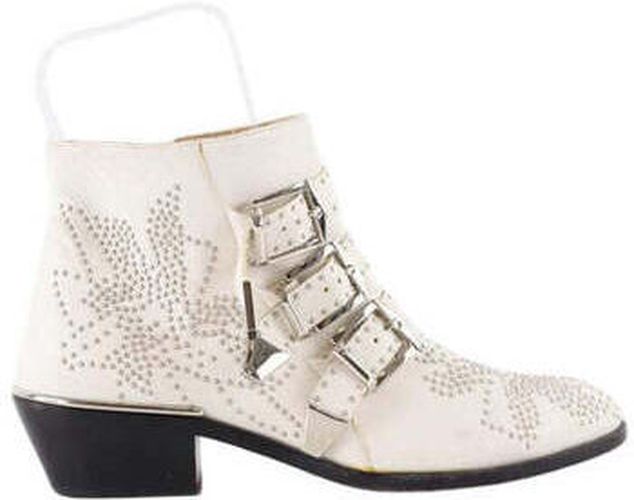 Boots Chloe Boots en cuir Blanc - Chloé - Modalova