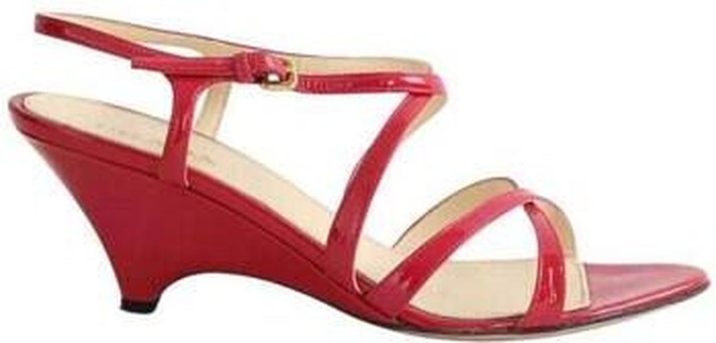 Sandales Talons en cuir verni Rose - Prada - Modalova
