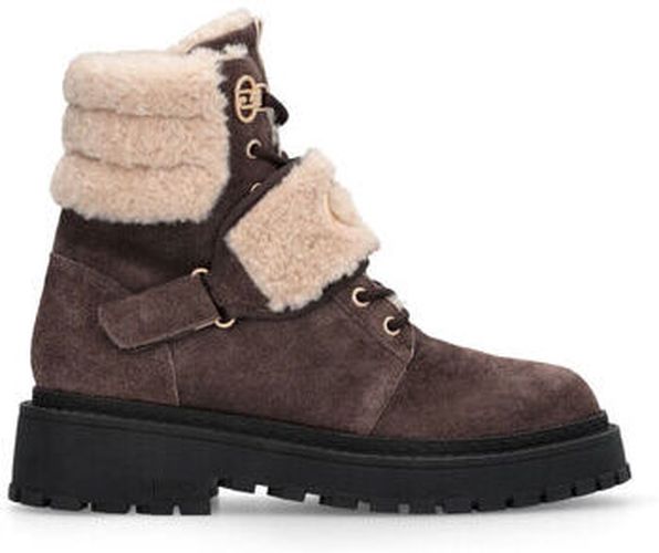 Bottines Rangers en daim avec détails aspect chaud Noir - Liu jo - Modalova