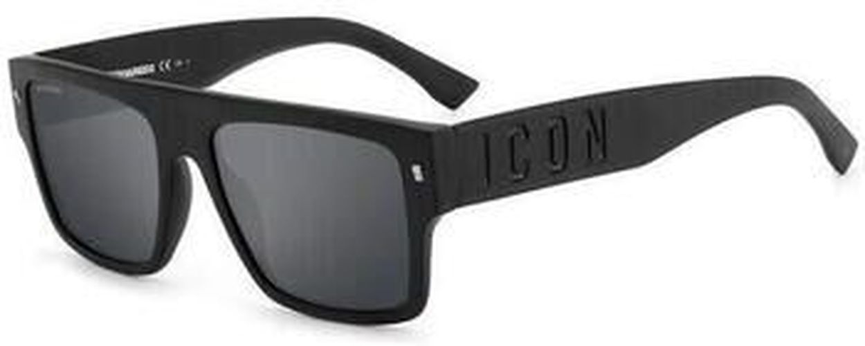 Lunettes de soleil Dsquared ICÔNE 0003/S Lunettes de soleil, Noir/Gris, 56 mm Noir - Dsquared2 - Modalova