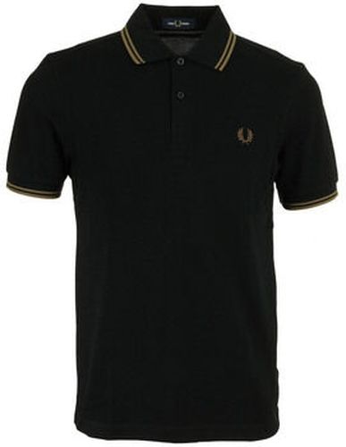 Polo Fred Perry Twin Tipped Noir - Fred perry - Modalova