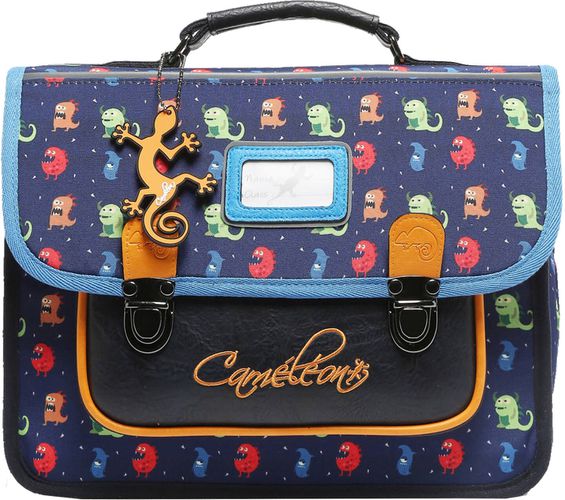 Cartable 32cm Retro Bleu Multi - Cameleon - Modalova