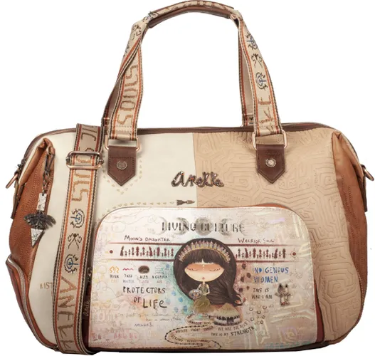 Sac week end cabine Menire Beige multi - Anekke - Modalova