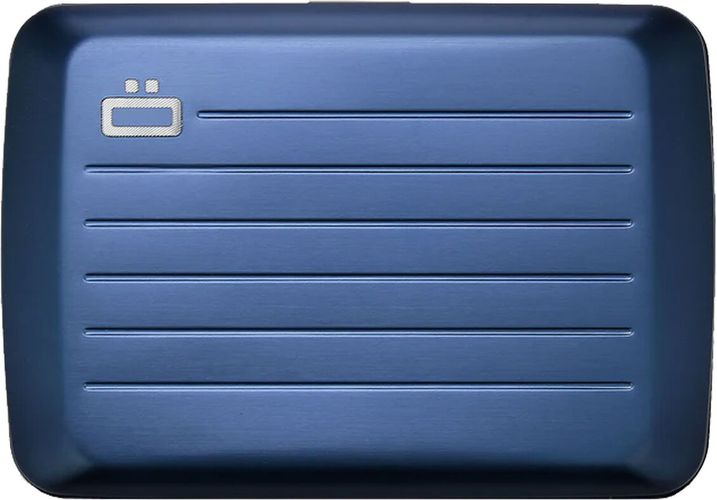 Porte cartes en aluminium Stockholm Wallet Ögon Bleu marine - OGON - Modalova