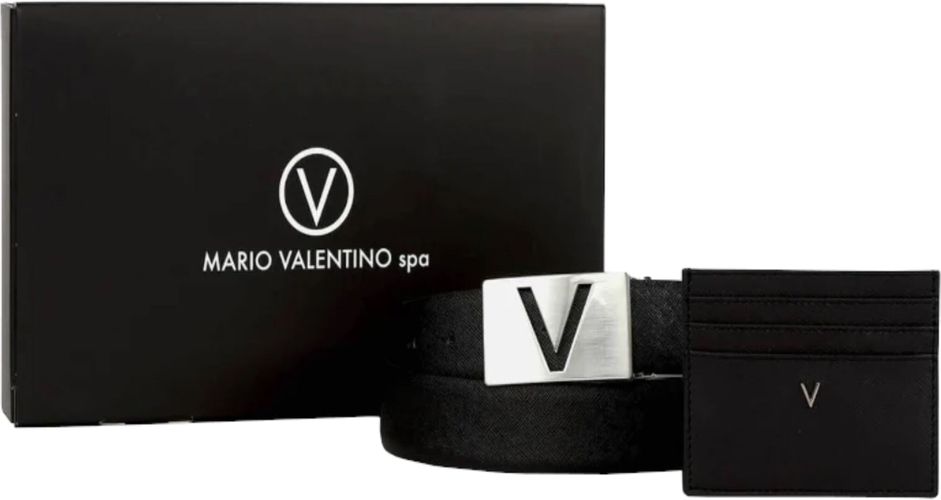 Coffret Ceinture et Porte carte cuir Dak Noir - Valentino - Modalova