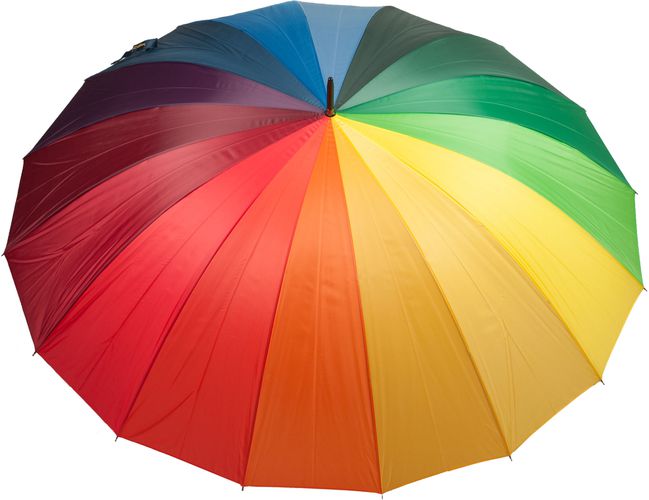 Parapluie long multicolor Multicolore - happy rain - Modalova