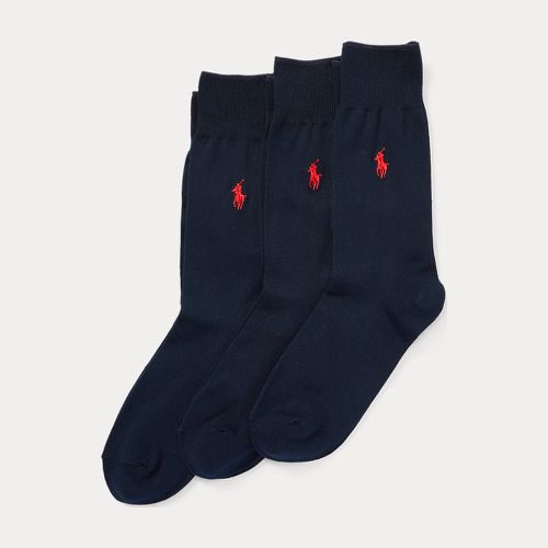 Lot de 3 paires de chaussettes hautes - Polo Ralph Lauren - Modalova
