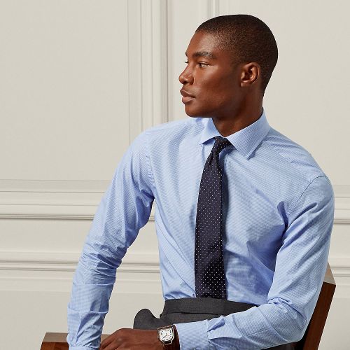 Chemise en sergé vichy miniature - Purple Label - Modalova