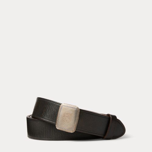 Ceinture en cuir à boucle coulissante - RRL - Modalova