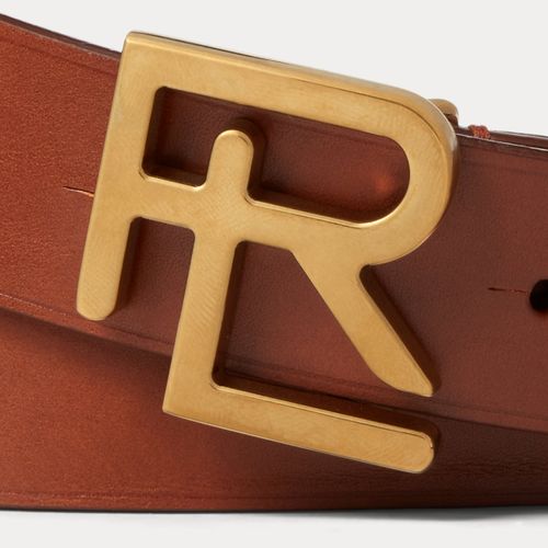 Ceinture RL en cuir vachetta - Purple Label - Modalova