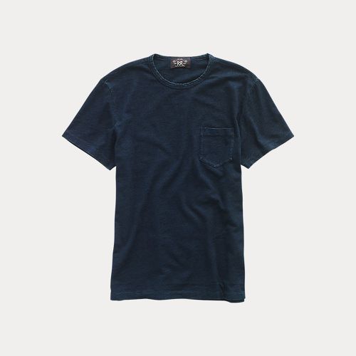 T-shirt en jersey indigo à poche - RRL - Modalova