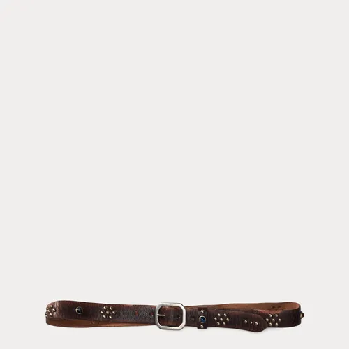 Ceinture cloutée en cuir - RRL - Modalova