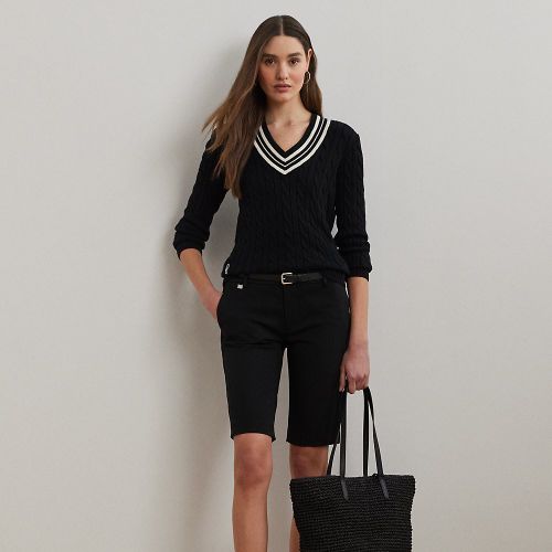 Short en sergé bi-stretch - Lauren - Modalova