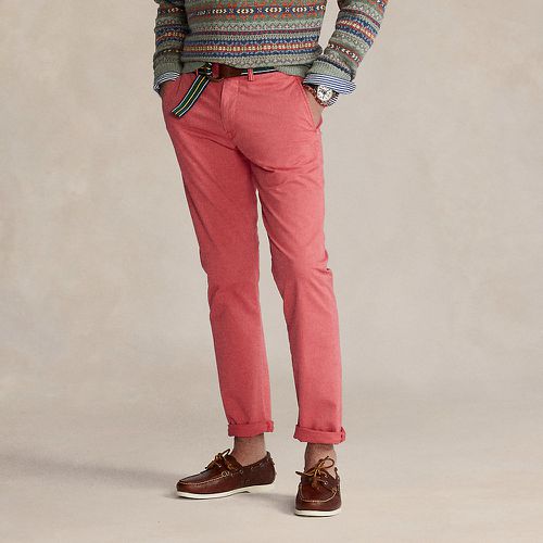 Pantalon chino slim stretch lavé - Polo Ralph Lauren - Modalova