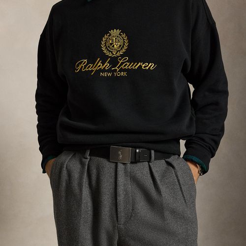Ceinture en cuir avec plaque poney - Polo Ralph Lauren - Modalova
