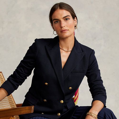 Blazer coupe croisée en jersey - Polo Ralph Lauren - Modalova