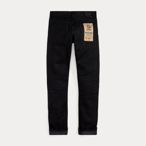 Jean slim noir à lisière selvedge - RRL - Modalova