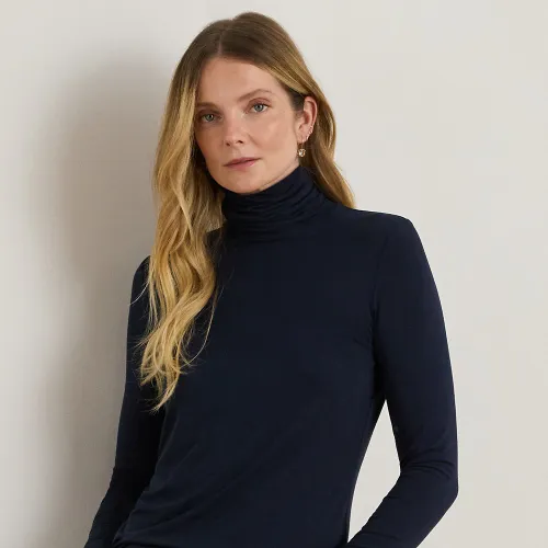 Pull col roulé en jersey - Lauren - Modalova