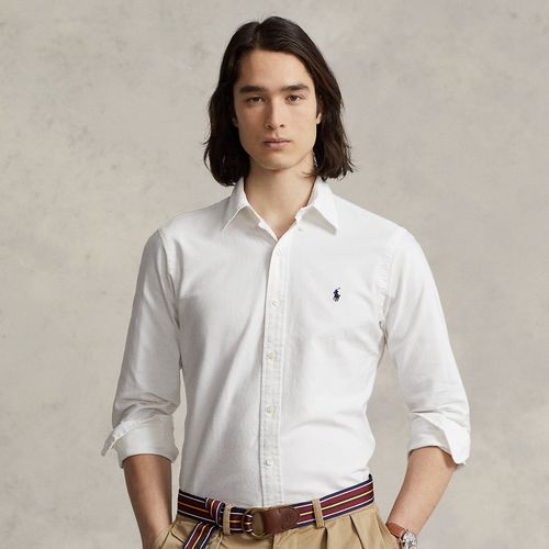 Chemise Oxford ajustée teinte en pièce - Polo Ralph Lauren - Modalova