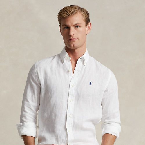 Chemise ajustée en lin - Polo Ralph Lauren - Modalova