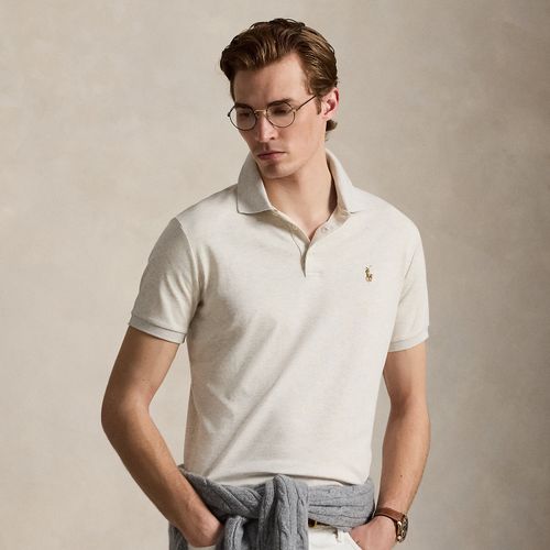 Polo en coton doux coupe ajustée - Polo Ralph Lauren - Modalova