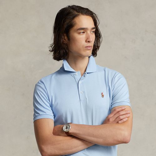 Polo en coton doux coupe ajustée - Polo Ralph Lauren - Modalova