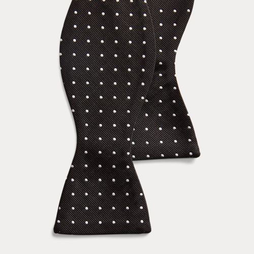Nœud papillon reps de soie à pois - Polo Ralph Lauren - Modalova