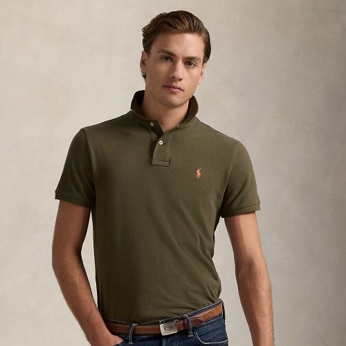 Polo en coton piqué coupe cintrée - Polo Ralph Lauren - Modalova