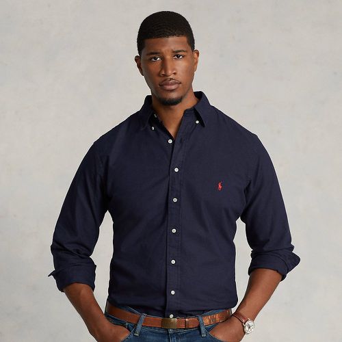 Grandes Tailles - Chemise Oxford teinte en pièce - Big & Tall - Modalova