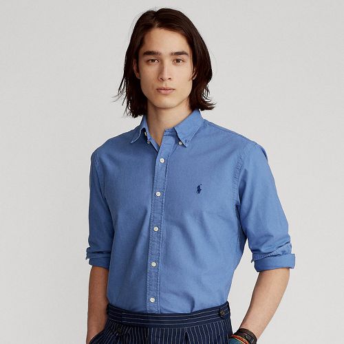 Chemise Oxford ajustée teinte en pièce - Polo Ralph Lauren - Modalova